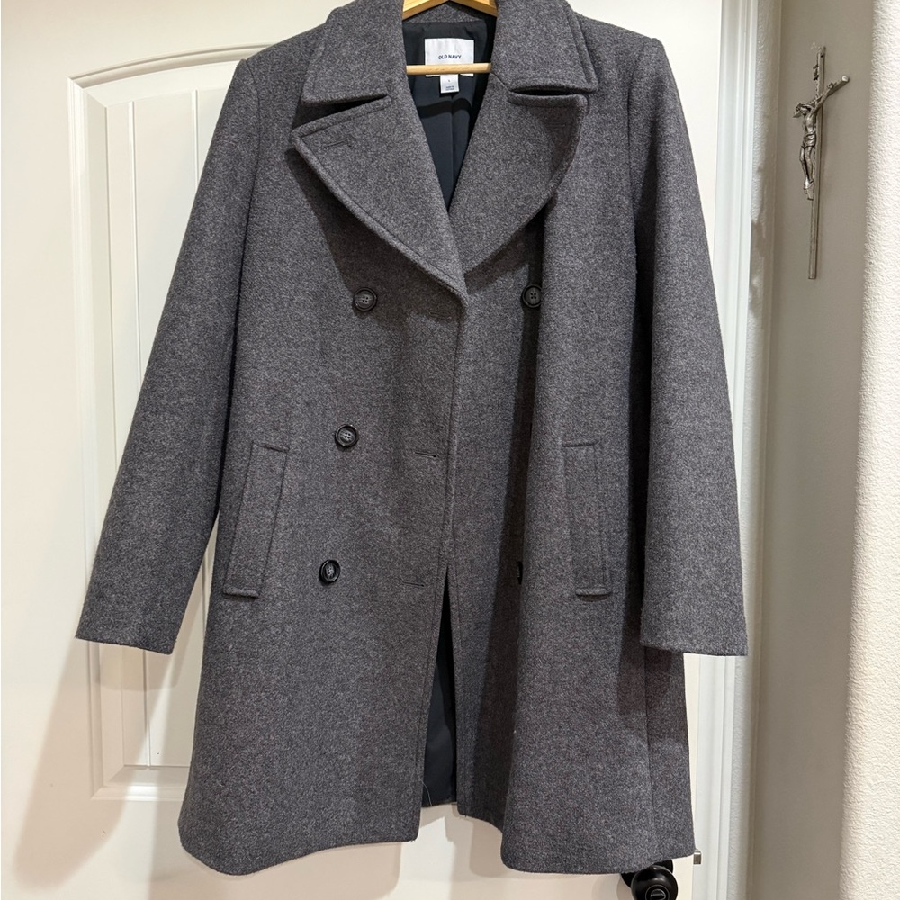 Old Navy Charcoal Pea Coat